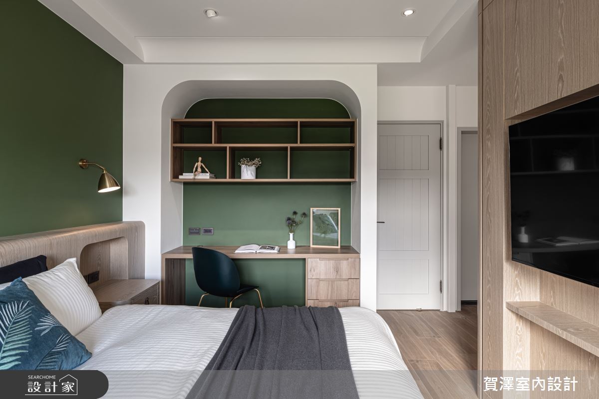 110坪新成屋(5年以下)＿混搭風臥室案例圖片＿賀澤室內設計＿賀澤_66之25