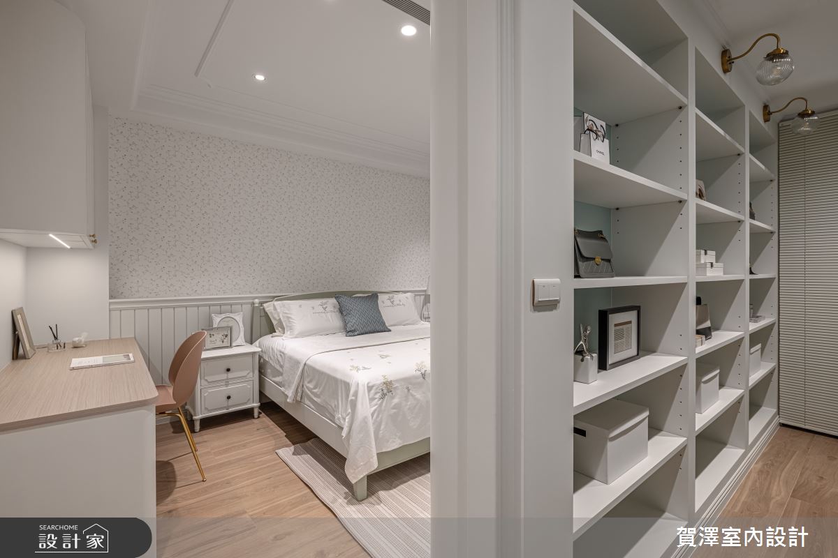 110坪新成屋(5年以下)＿混搭風臥室更衣間案例圖片＿賀澤室內設計＿賀澤_66之38