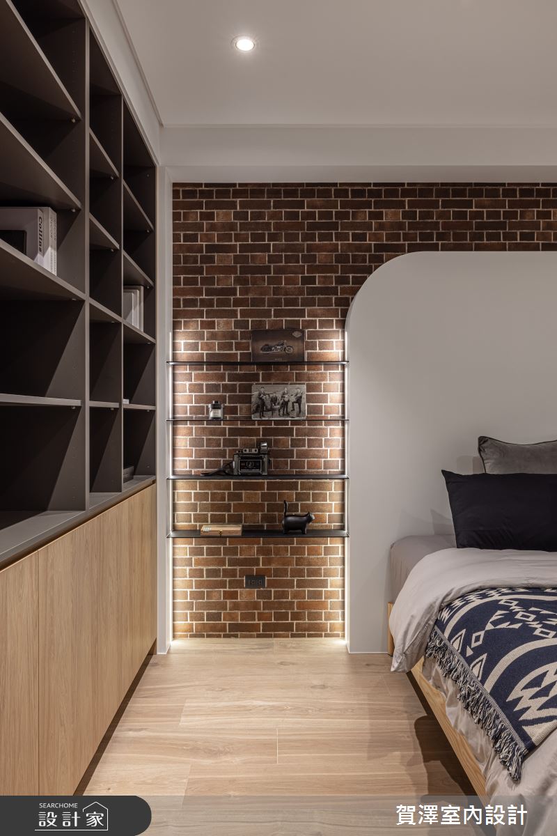 110坪新成屋(5年以下)＿混搭風臥室案例圖片＿賀澤室內設計＿賀澤_66之42