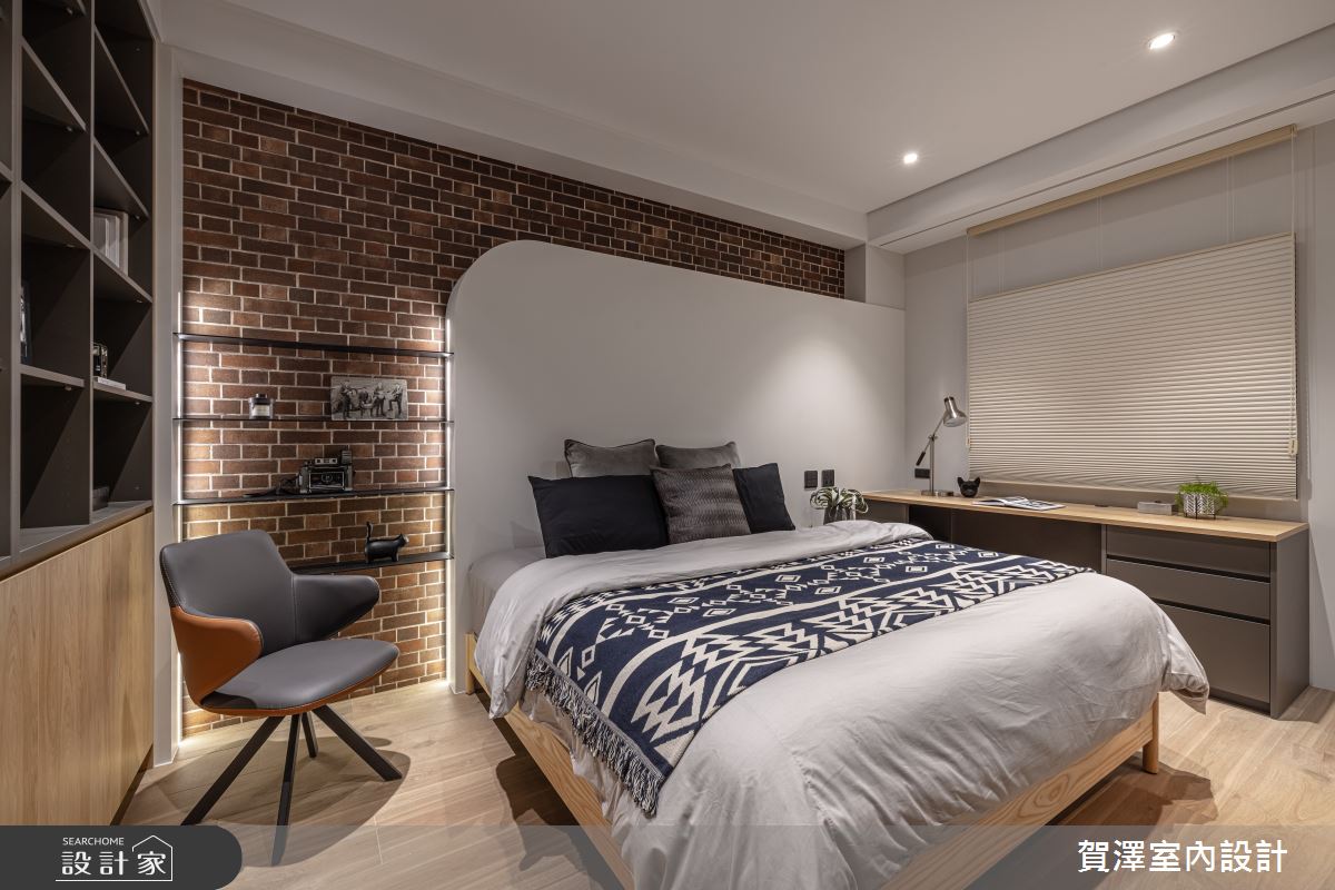 110坪新成屋(5年以下)＿混搭風臥室案例圖片＿賀澤室內設計＿賀澤_66之43