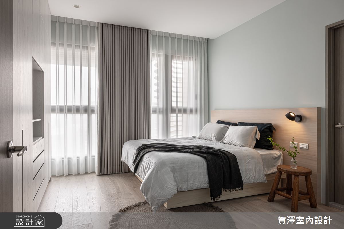 44坪新成屋(5年以下)＿北歐風臥室案例圖片＿賀澤室內設計＿賀澤_68之18