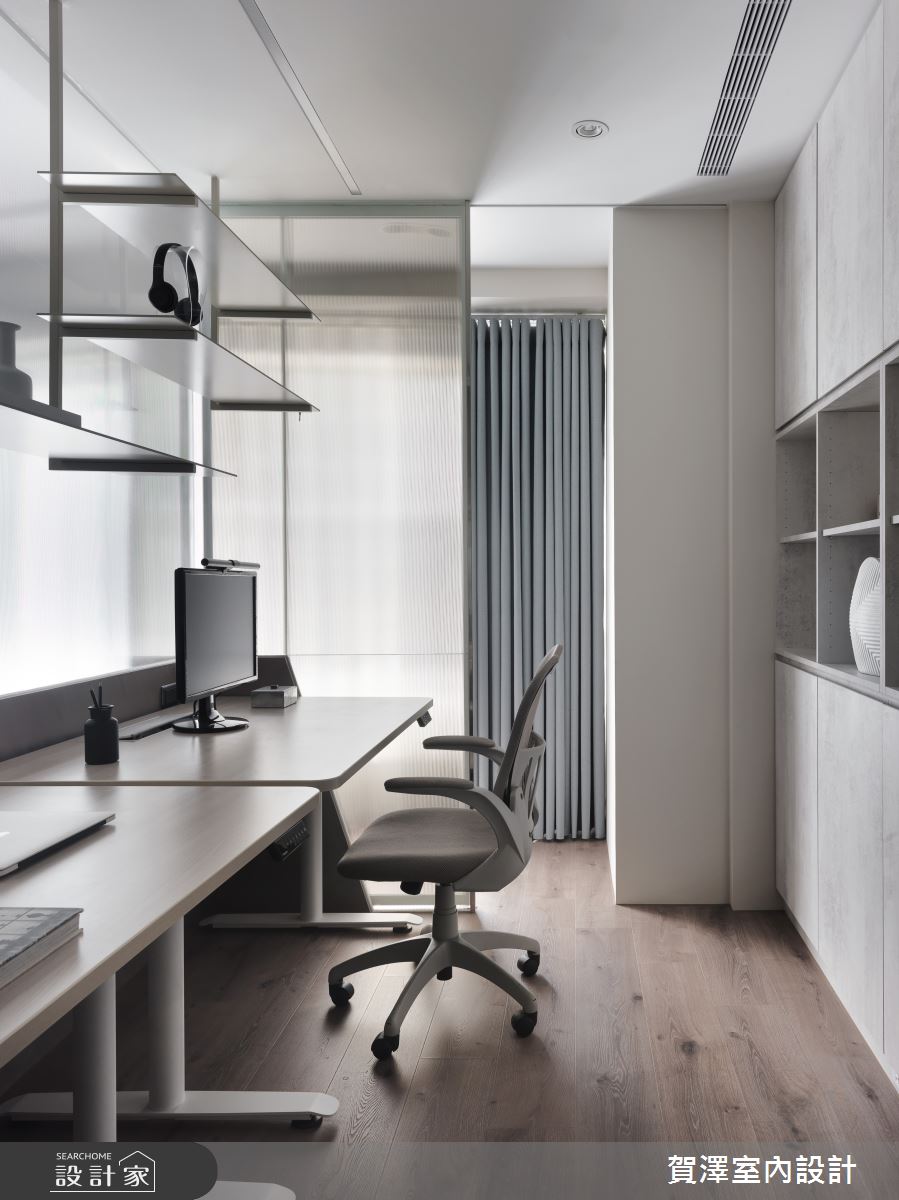 60坪中古屋(5~15年)＿北歐風臥室工作區案例圖片＿賀澤室內設計＿賀澤_69之34