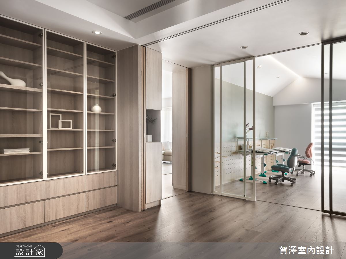 60坪中古屋(5~15年)＿北歐風書房多功能室案例圖片＿賀澤室內設計＿賀澤_69之21
