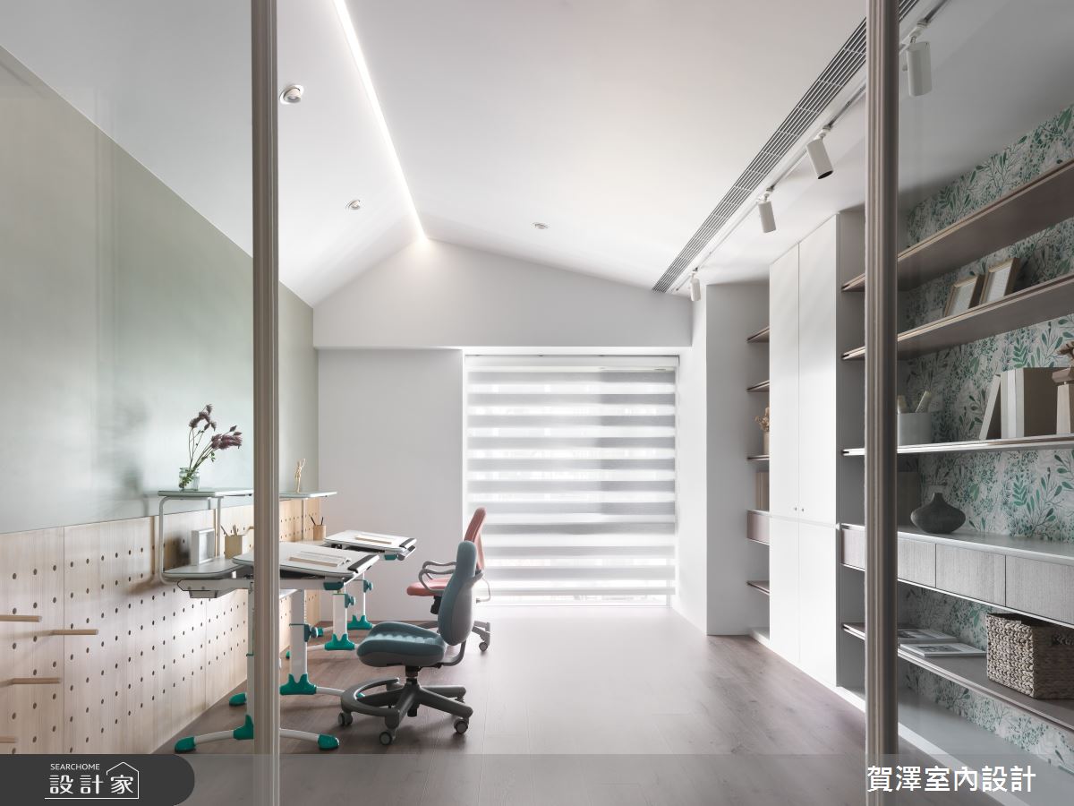 60坪中古屋(5~15年)＿北歐風書房多功能室案例圖片＿賀澤室內設計＿賀澤_69之22