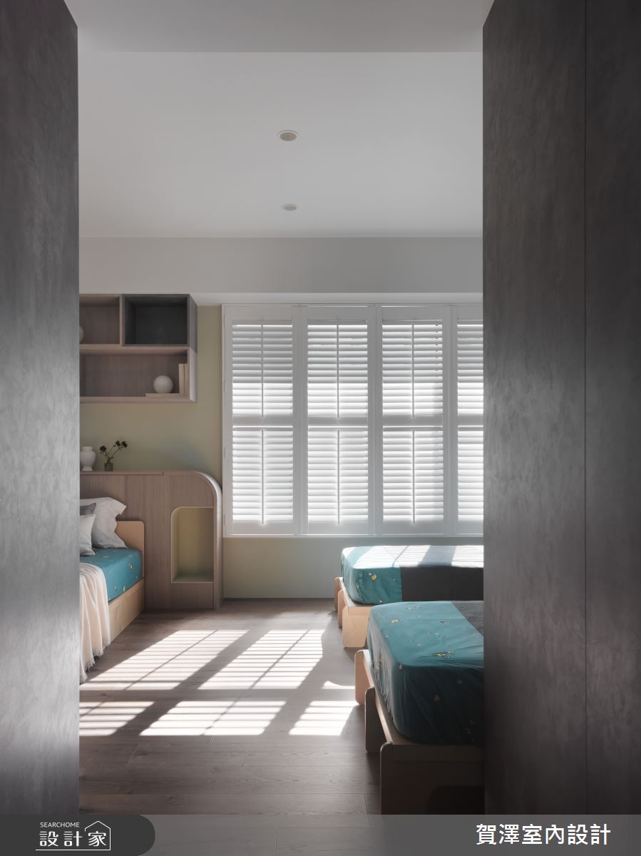 60坪中古屋(5~15年)＿北歐風兒童房兒童房客房案例圖片＿賀澤室內設計＿賀澤_69之37