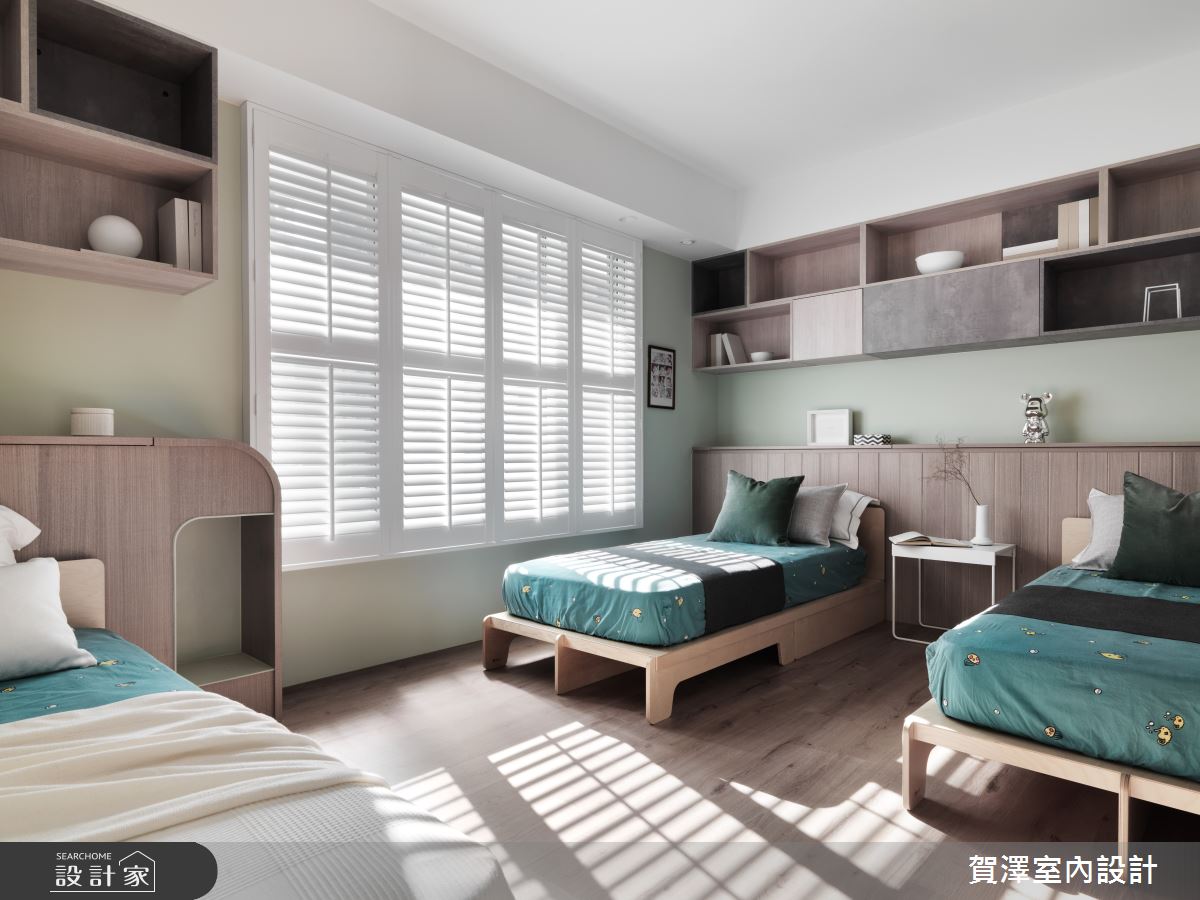 60坪中古屋(5~15年)＿北歐風兒童房兒童房客房案例圖片＿賀澤室內設計＿賀澤_69之40