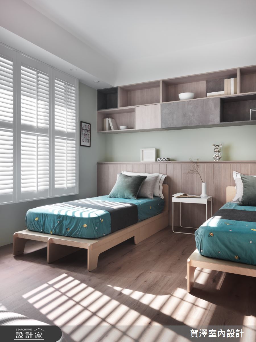 60坪中古屋(5~15年)＿北歐風兒童房兒童房客房案例圖片＿賀澤室內設計＿賀澤_69之41