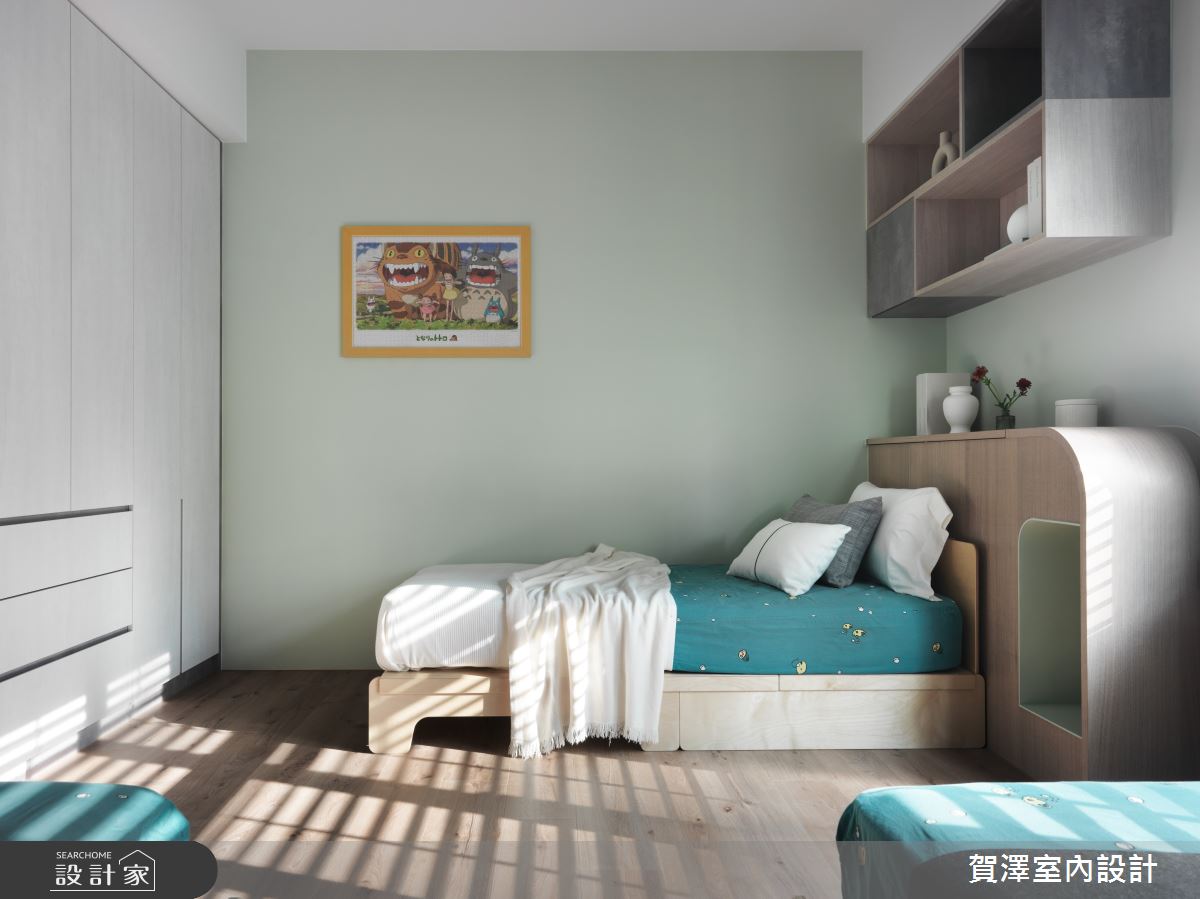 60坪中古屋(5~15年)＿北歐風兒童房兒童房客房案例圖片＿賀澤室內設計＿賀澤_69之43