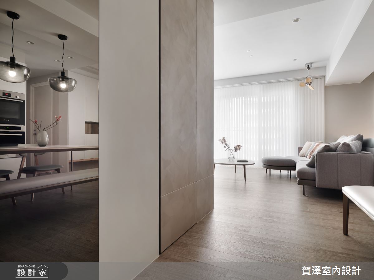 35坪預售屋＿混搭風玄關客廳餐廳案例圖片＿賀澤室內設計＿賀澤_70之3