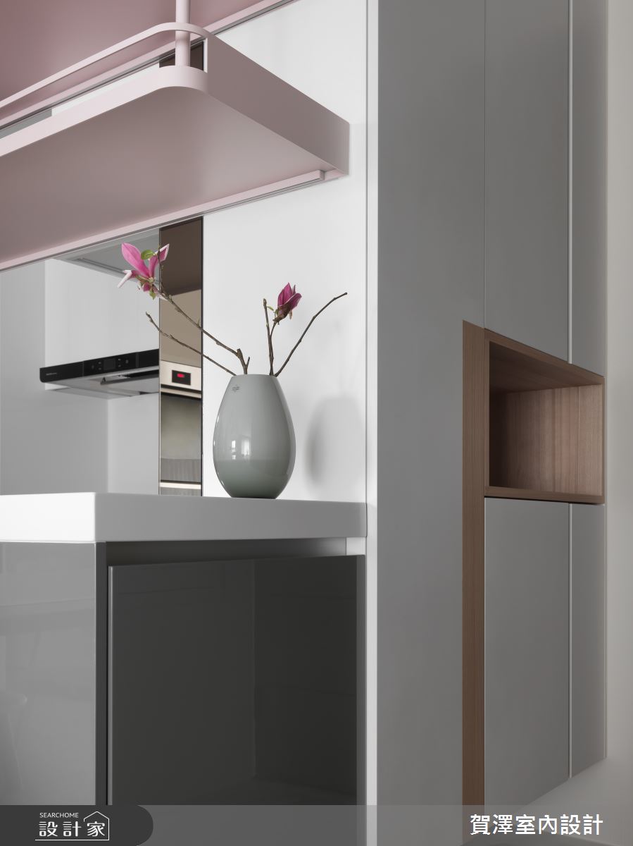 35坪預售屋＿混搭風玄關中島案例圖片＿賀澤室內設計＿賀澤_70之7