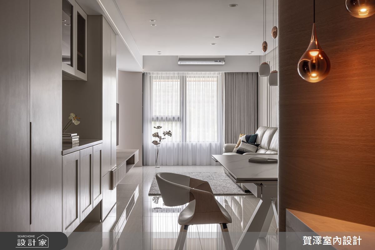 29坪新成屋(5年以下)＿現代風玄關客廳餐廳案例圖片＿賀澤室內設計＿賀澤_71之4