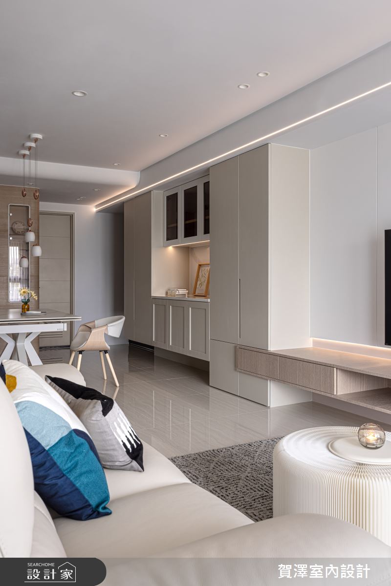 29坪新成屋(5年以下)＿現代風玄關客廳餐廳案例圖片＿賀澤室內設計＿賀澤_71之13
