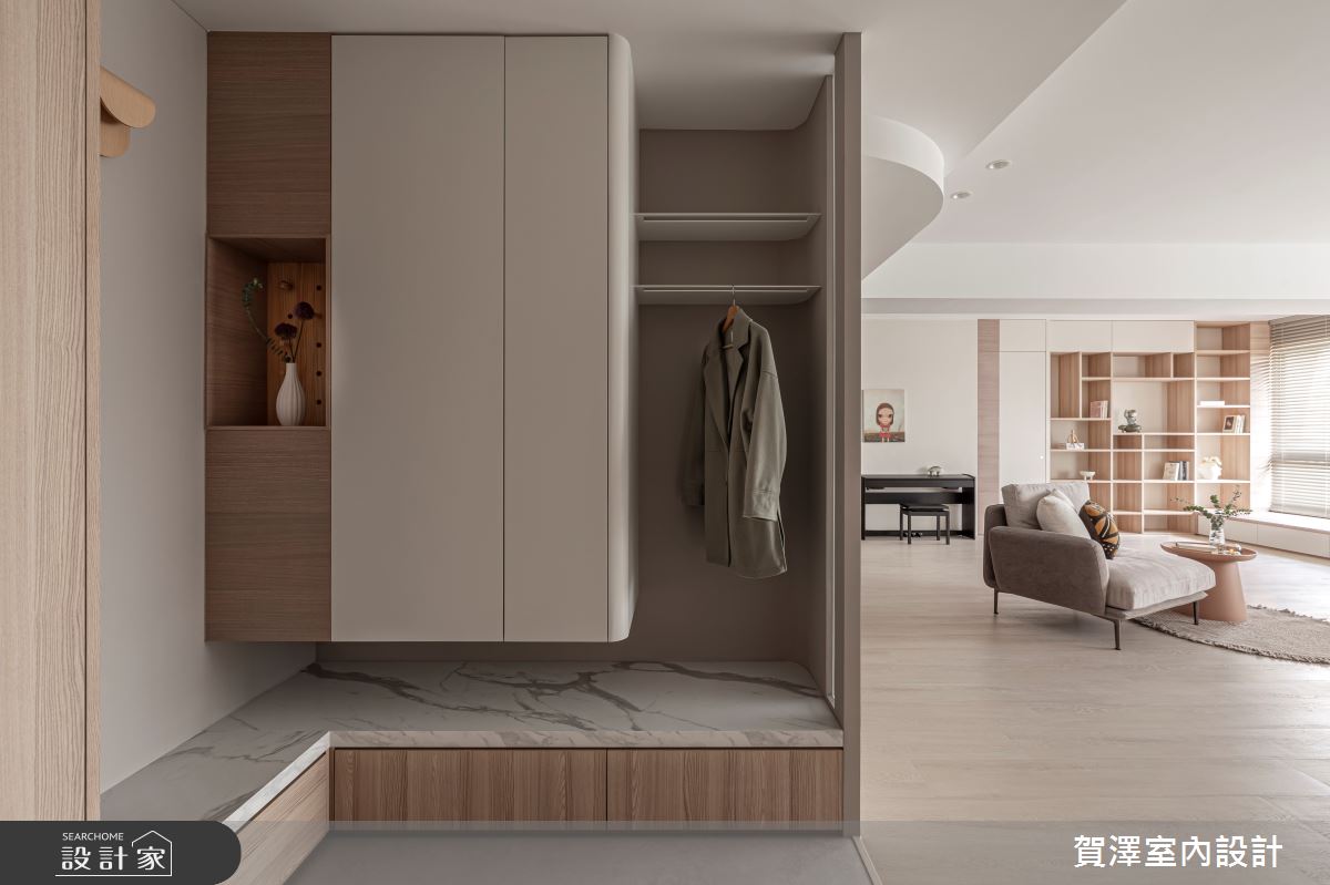 中古屋(5~15年)＿混搭風玄關案例圖片＿賀澤室內設計＿賀澤_72之1