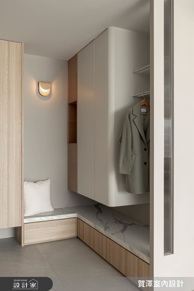 中古屋(5~15年)＿混搭風玄關案例圖片＿賀澤室內設計＿賀澤_72之3