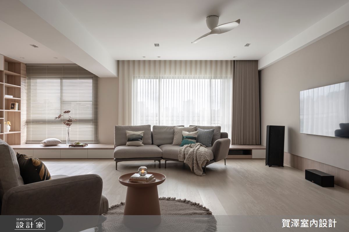中古屋(5~15年)＿混搭風客廳臥榻案例圖片＿賀澤室內設計＿賀澤_72之8