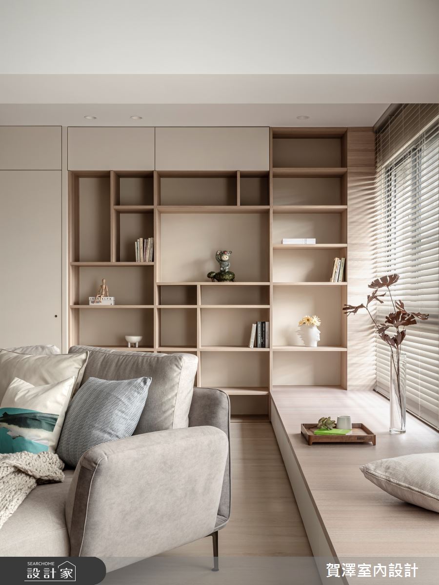 中古屋(5~15年)＿混搭風客廳臥榻案例圖片＿賀澤室內設計＿賀澤_72之11