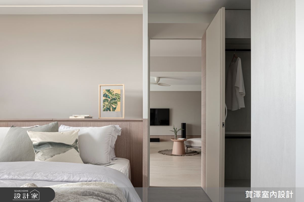 中古屋(5~15年)＿混搭風臥室更衣間案例圖片＿賀澤室內設計＿賀澤_72之23