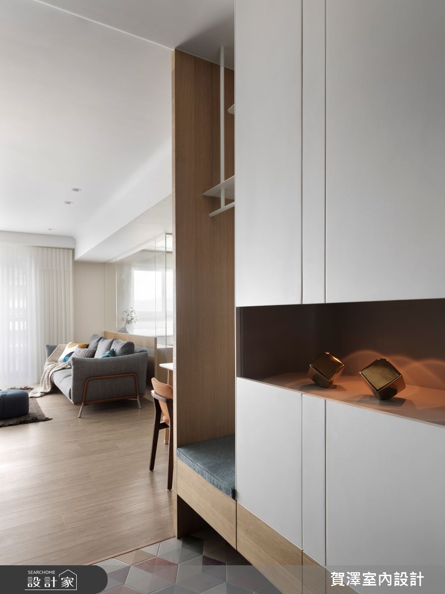 預售屋＿現代風玄關案例圖片＿賀澤室內設計＿賀澤_73之1