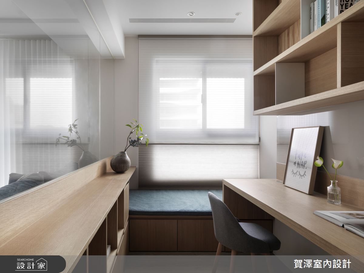 預售屋＿現代風書房工作區臥榻案例圖片＿賀澤室內設計＿賀澤_73之7