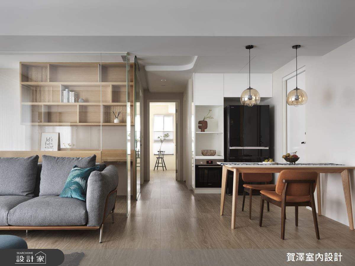 預售屋＿現代風客廳餐廳走廊工作區案例圖片＿賀澤室內設計＿賀澤_73之9
