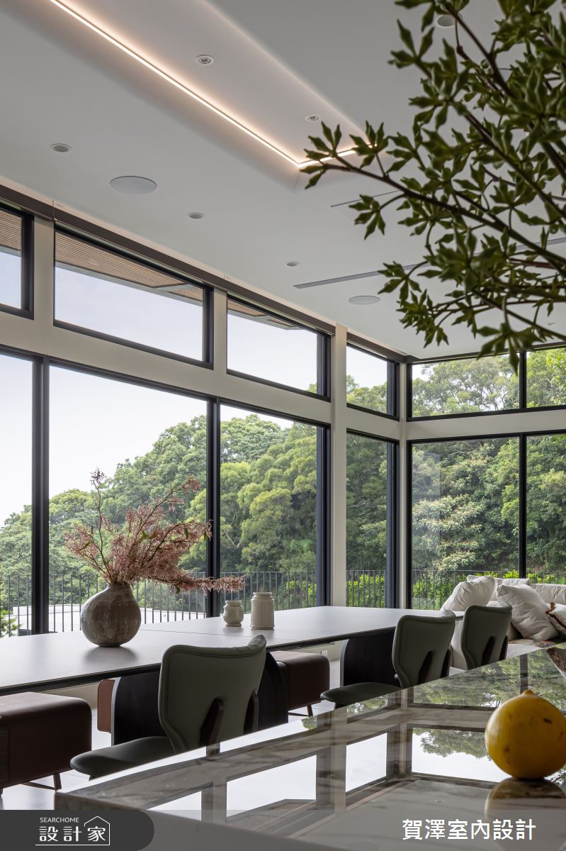 毛胚屋＿現代風餐廳中島案例圖片＿賀澤室內設計＿賀澤_74之5