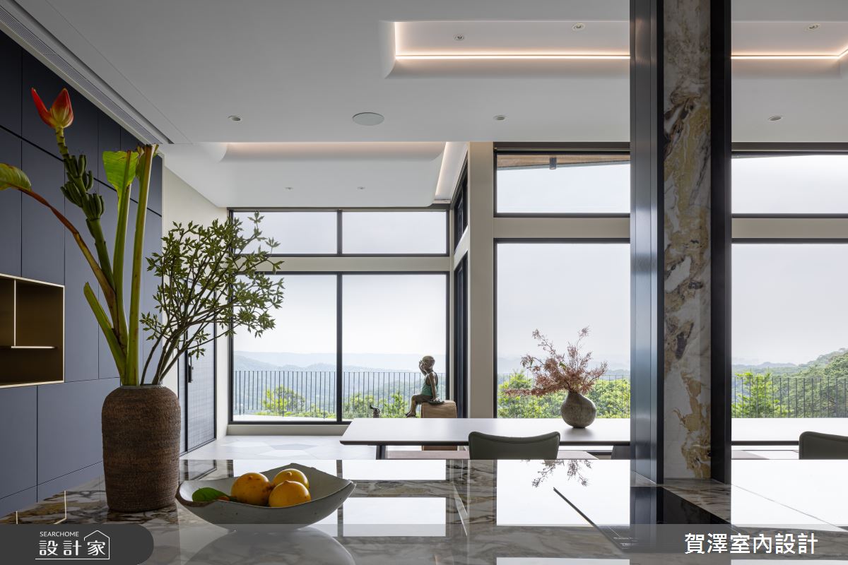 毛胚屋＿現代風餐廳中島案例圖片＿賀澤室內設計＿賀澤_74之6