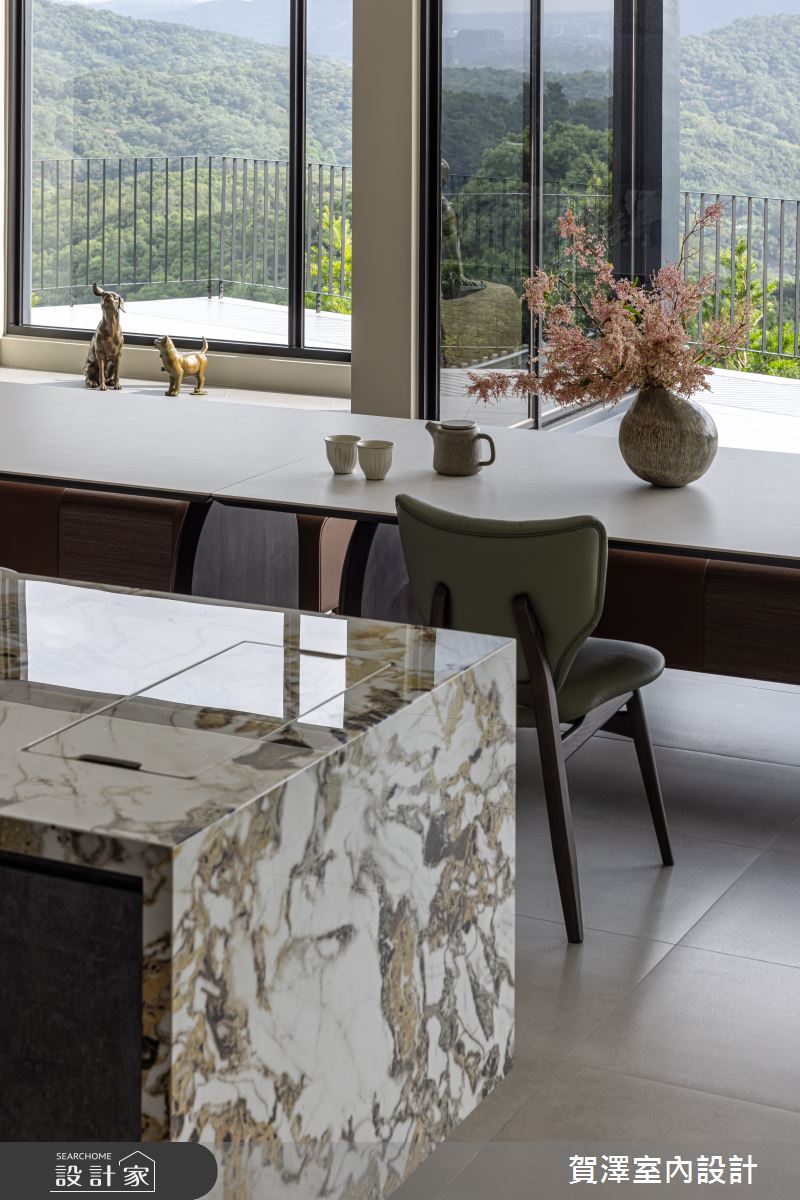 毛胚屋＿現代風餐廳中島案例圖片＿賀澤室內設計＿賀澤_74之20