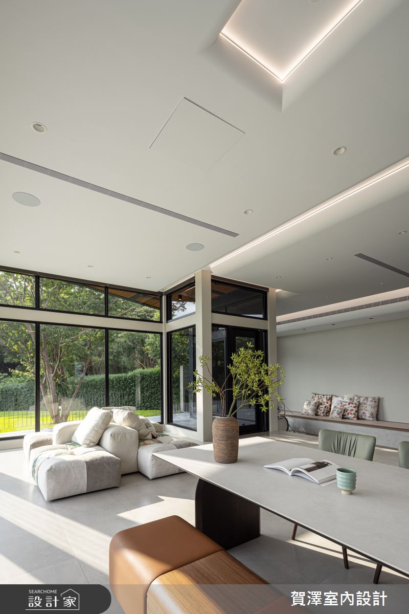 毛胚屋＿現代風客廳餐廳案例圖片＿賀澤室內設計＿賀澤_74之27