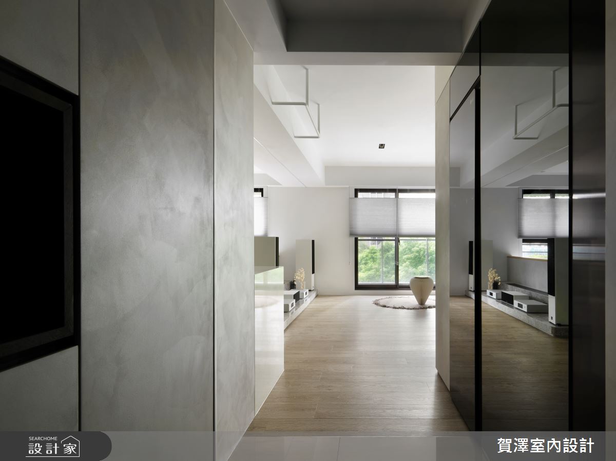 預售屋＿現代風玄關客廳案例圖片＿賀澤室內設計＿賀澤_75之1