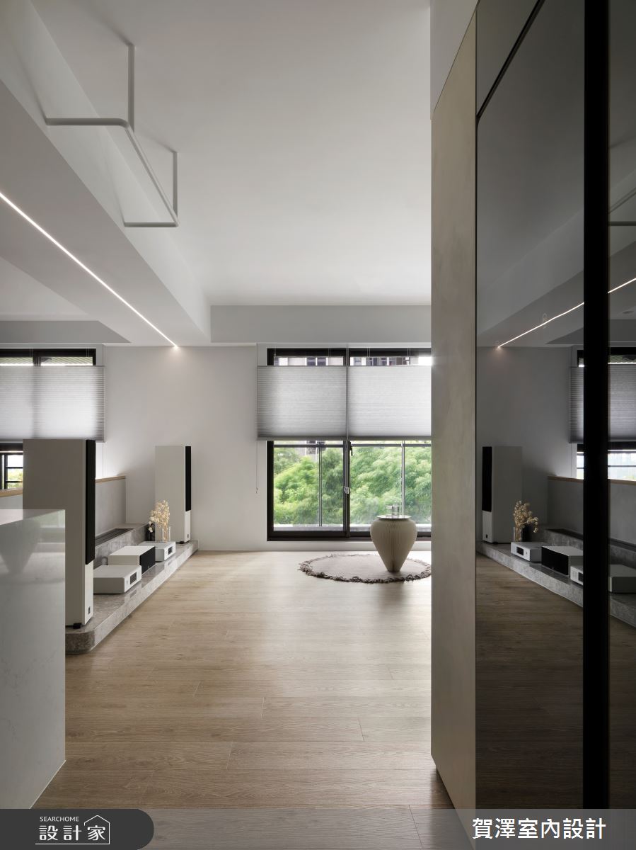 預售屋＿現代風玄關客廳案例圖片＿賀澤室內設計＿賀澤_75之2