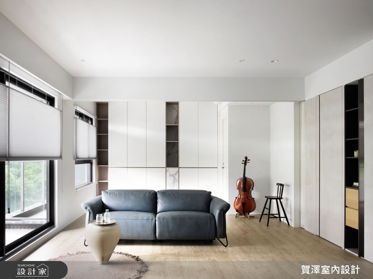 預售屋＿現代風客廳案例圖片＿賀澤室內設計＿賀澤_75之5