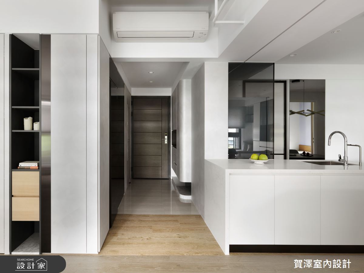 預售屋＿現代風玄關中島案例圖片＿賀澤室內設計＿賀澤_75之3