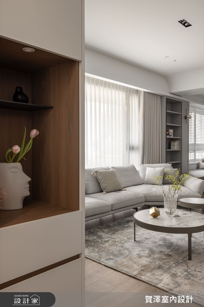 24坪新成屋(5年以下)＿現代風客廳案例圖片＿賀澤室內設計＿賀澤_76之2