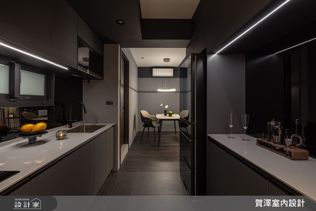 27坪老屋(16~30年)＿現代風餐廳廚房案例圖片＿賀澤室內設計＿賀澤_78之6