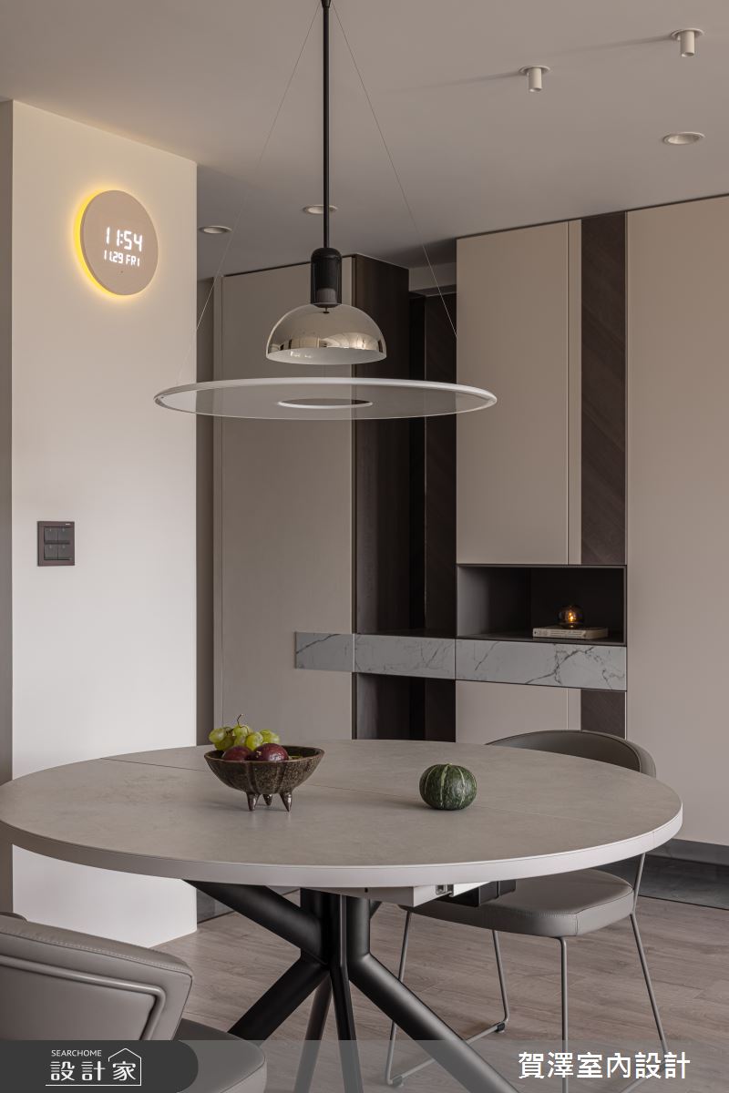 32坪新成屋(5年以下)＿現代簡約風餐廳案例圖片＿賀澤室內設計＿賀澤_81之3