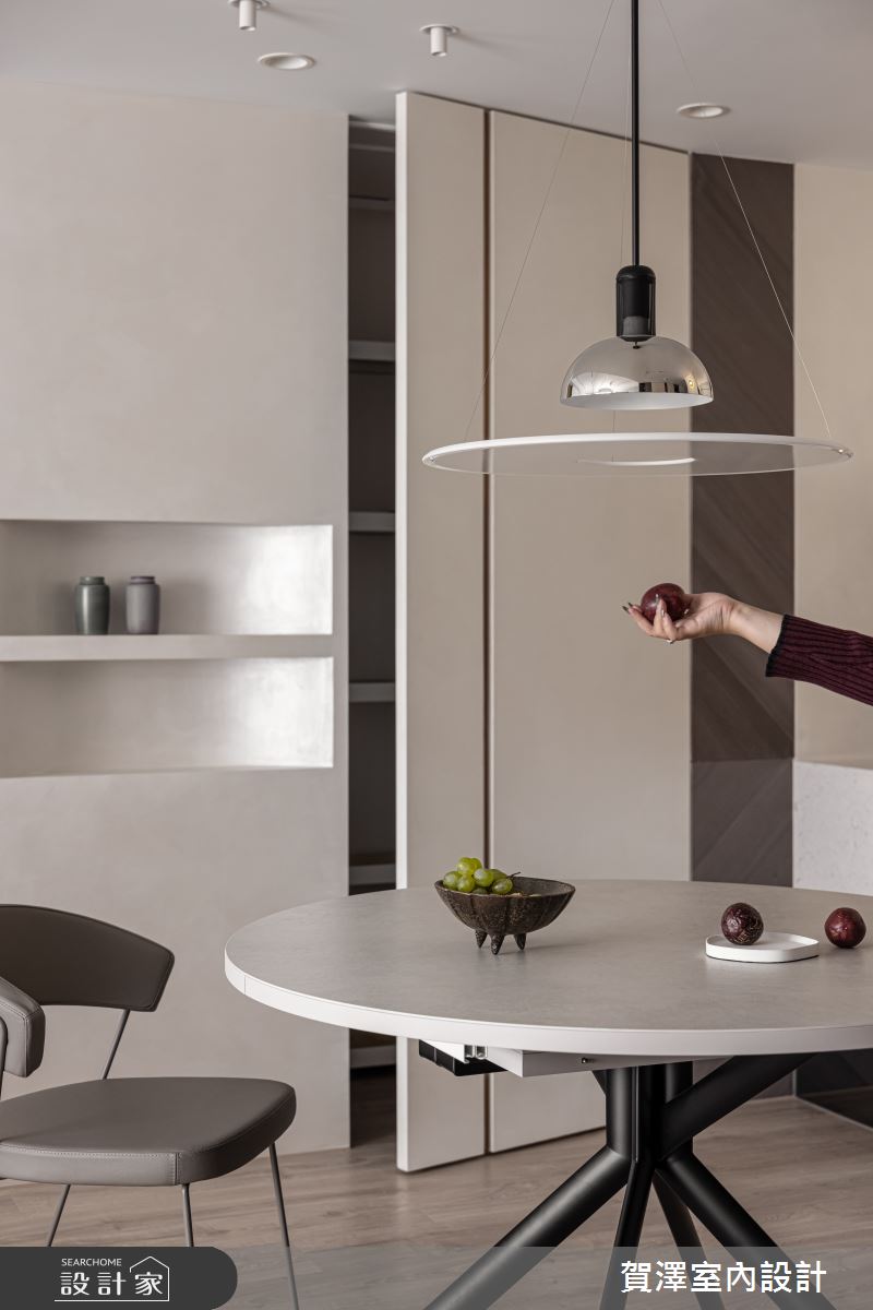 32坪新成屋(5年以下)＿現代簡約風餐廳案例圖片＿賀澤室內設計＿賀澤_81之5