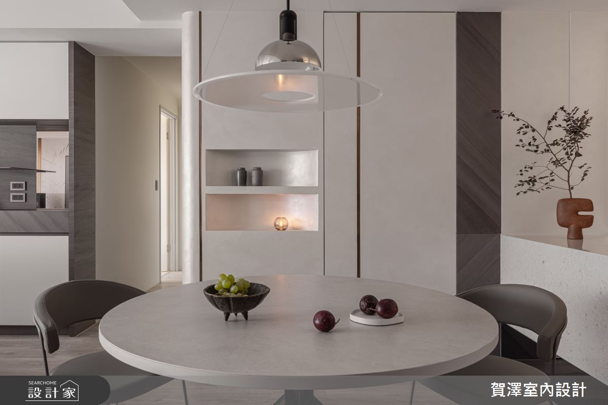32坪新成屋(5年以下)＿現代簡約風餐廳案例圖片＿賀澤室內設計＿賀澤_81之6
