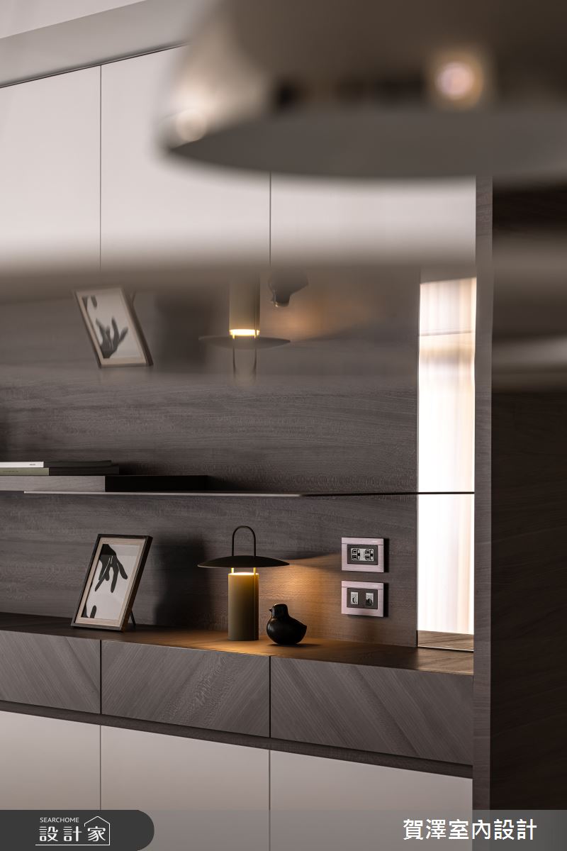 32坪新成屋(5年以下)＿現代簡約風客廳案例圖片＿賀澤室內設計＿賀澤_81之17