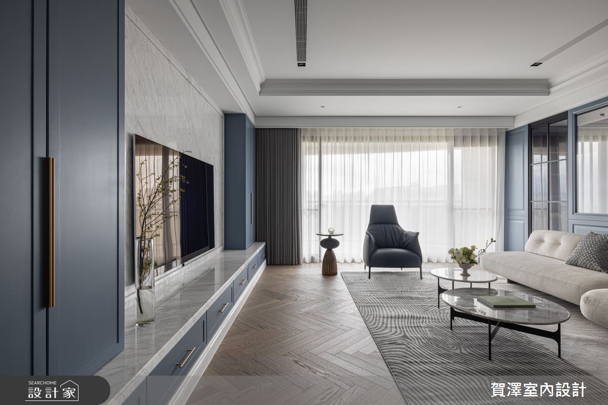 71坪毛胚屋＿美式風客廳案例圖片＿賀澤室內設計＿賀澤_82之5