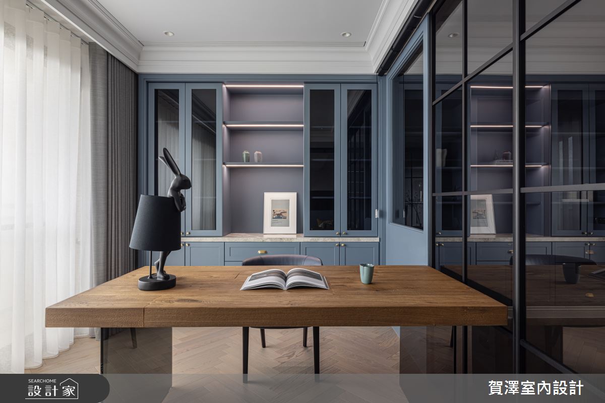 71坪毛胚屋＿美式風書房案例圖片＿賀澤室內設計＿賀澤_82之17