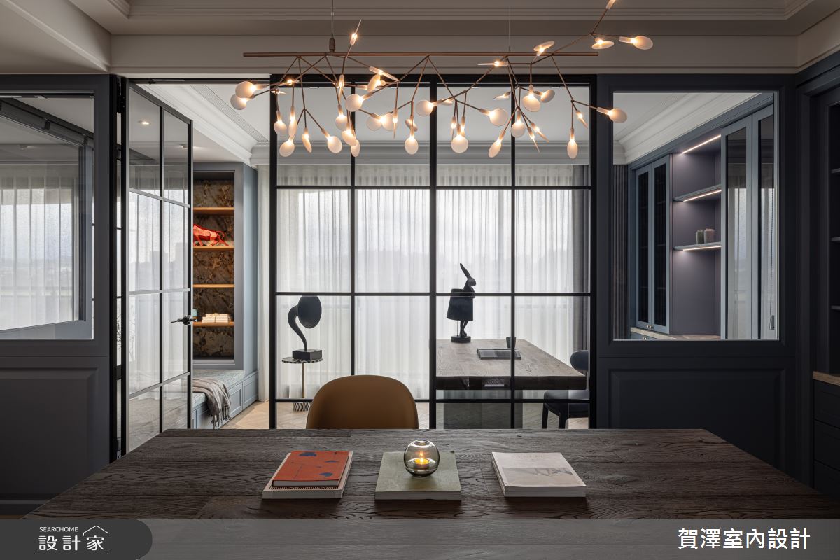 71坪毛胚屋＿美式風餐廳書房案例圖片＿賀澤室內設計＿賀澤_82之15