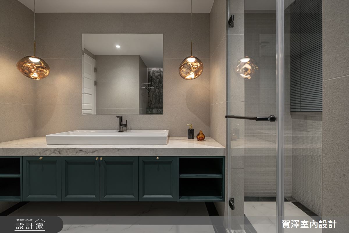 71坪毛胚屋＿美式風浴室案例圖片＿賀澤室內設計＿賀澤_82之26