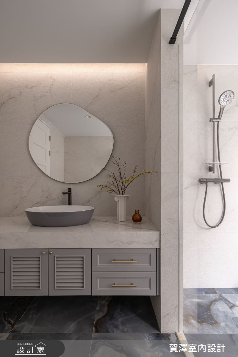71坪毛胚屋＿美式風浴室案例圖片＿賀澤室內設計＿賀澤_82之33