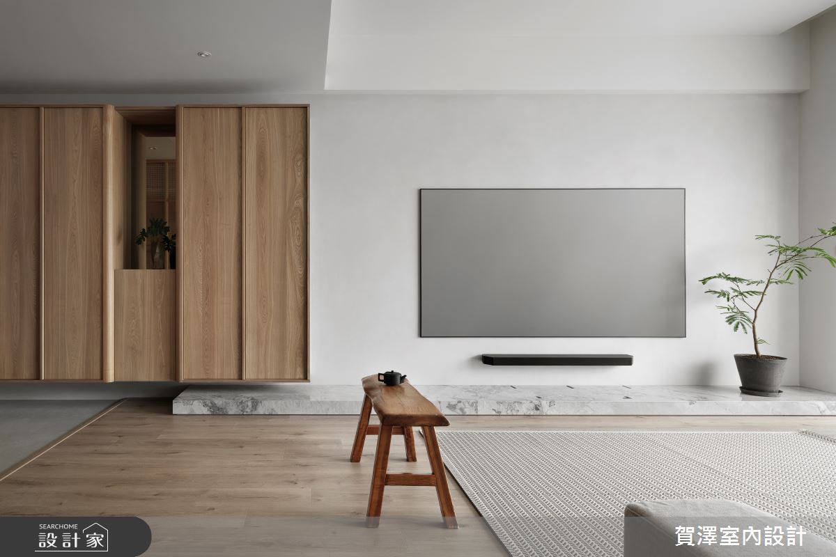 40坪新成屋(5年以下)＿Japandi風客廳案例圖片＿賀澤室內設計＿賀澤_83之8