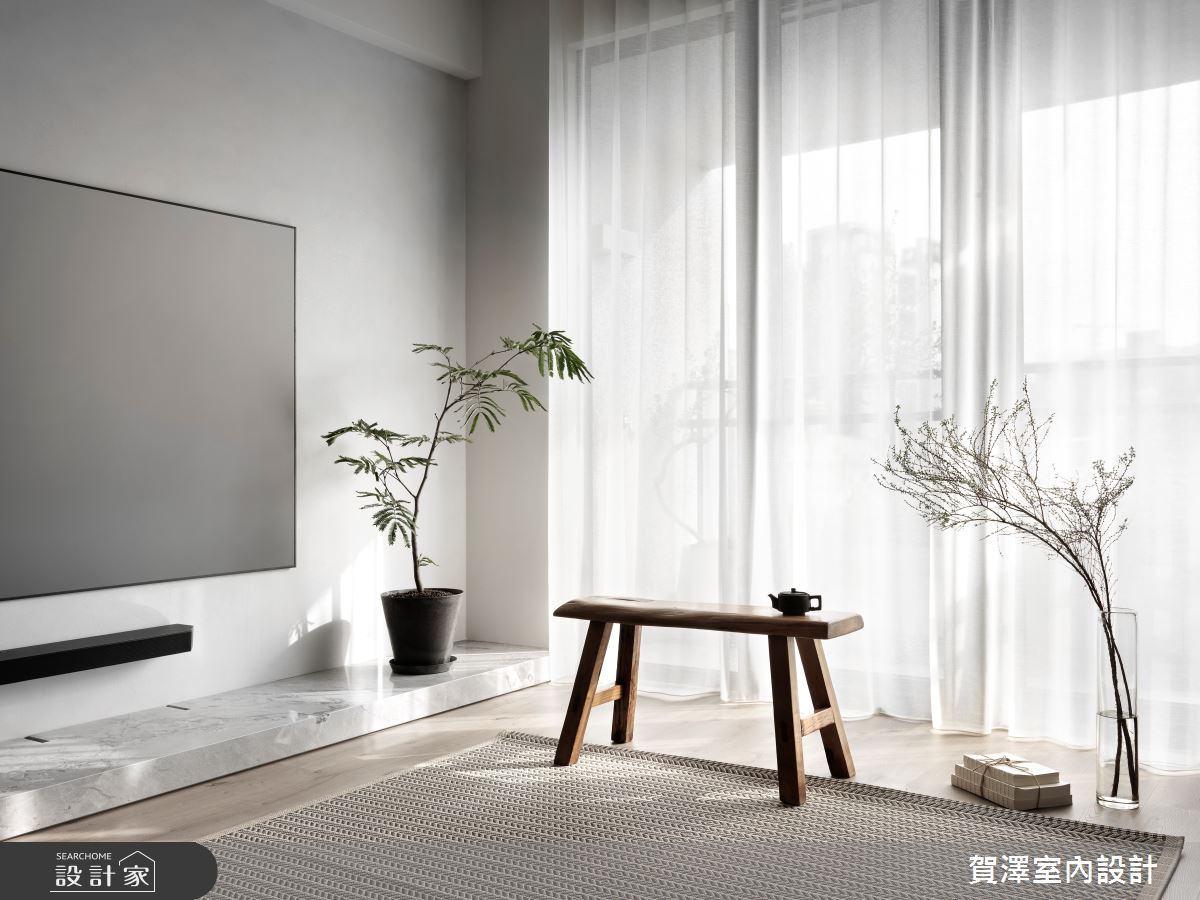 40坪新成屋(5年以下)＿Japandi風客廳案例圖片＿賀澤室內設計＿賀澤_83之10