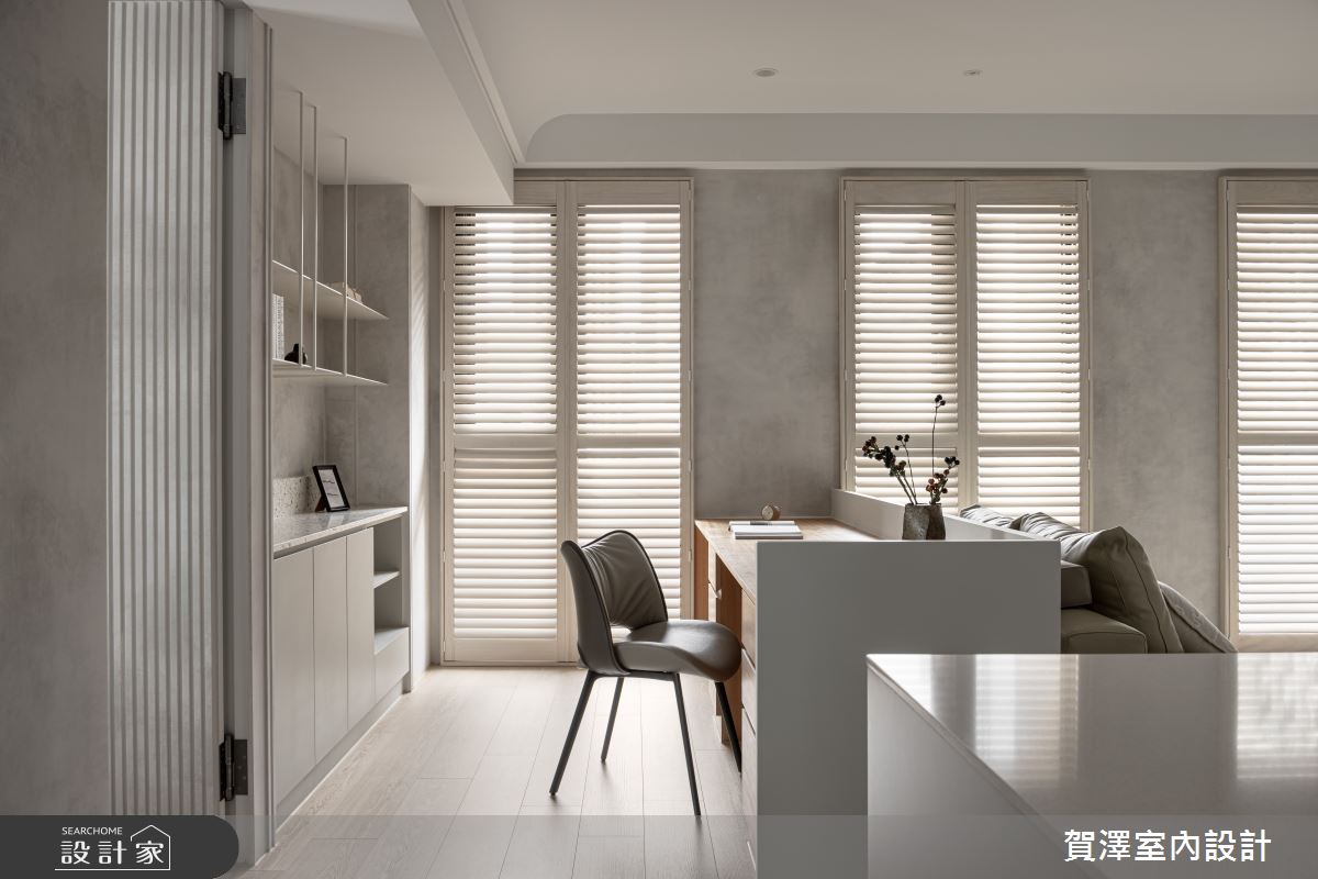 29坪新成屋(5年以下)＿簡約風書房案例圖片＿賀澤室內設計＿賀澤_84之10