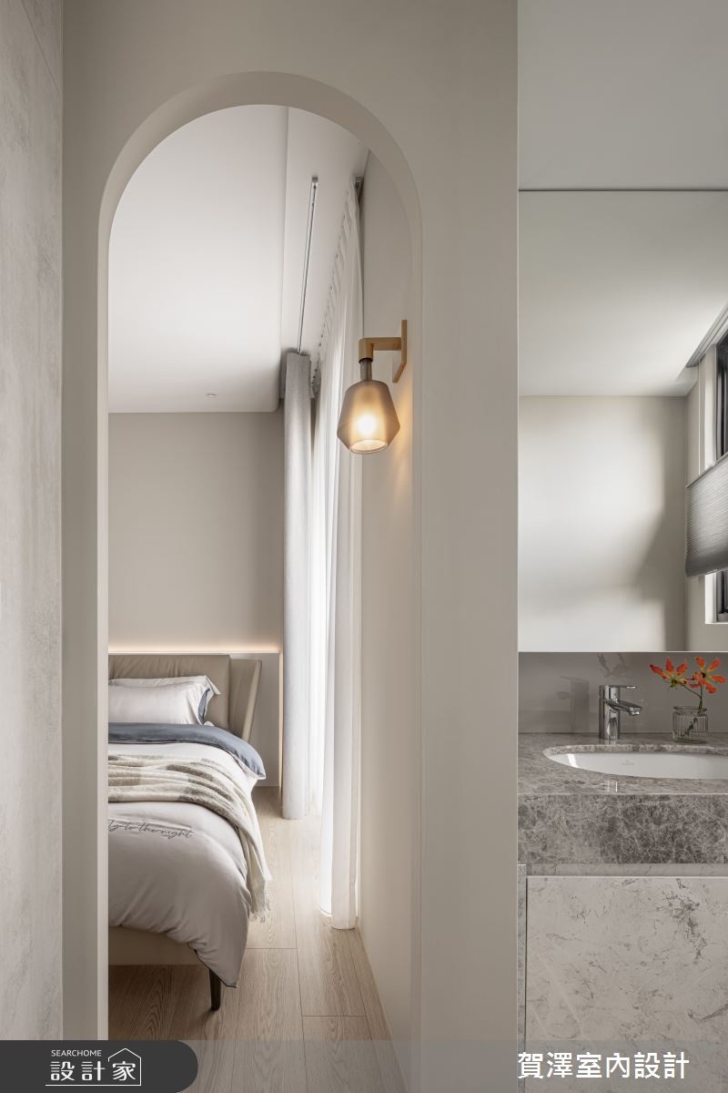 29坪新成屋(5年以下)＿簡約風臥室浴室案例圖片＿賀澤室內設計＿賀澤_84之17