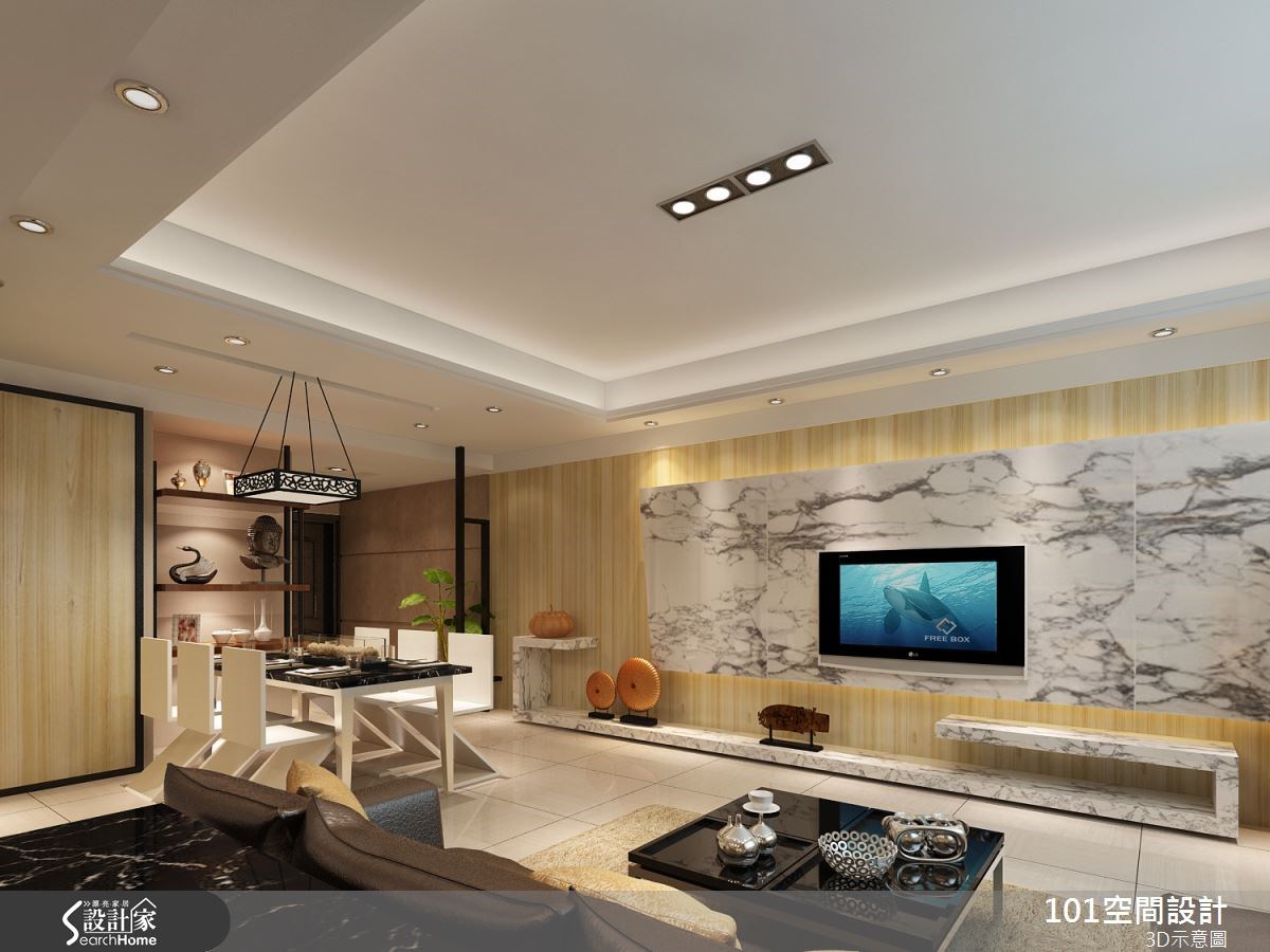 40坪新成屋(5年以下)＿療癒風案例圖片＿101空間設計＿101空間_04之1