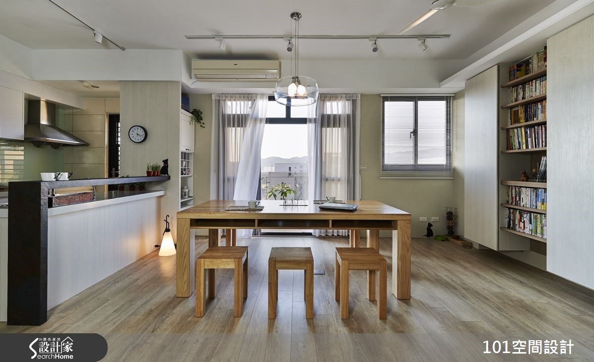 30坪新成屋(5年以下)＿北歐風案例圖片＿101空間設計＿101空間_02之2