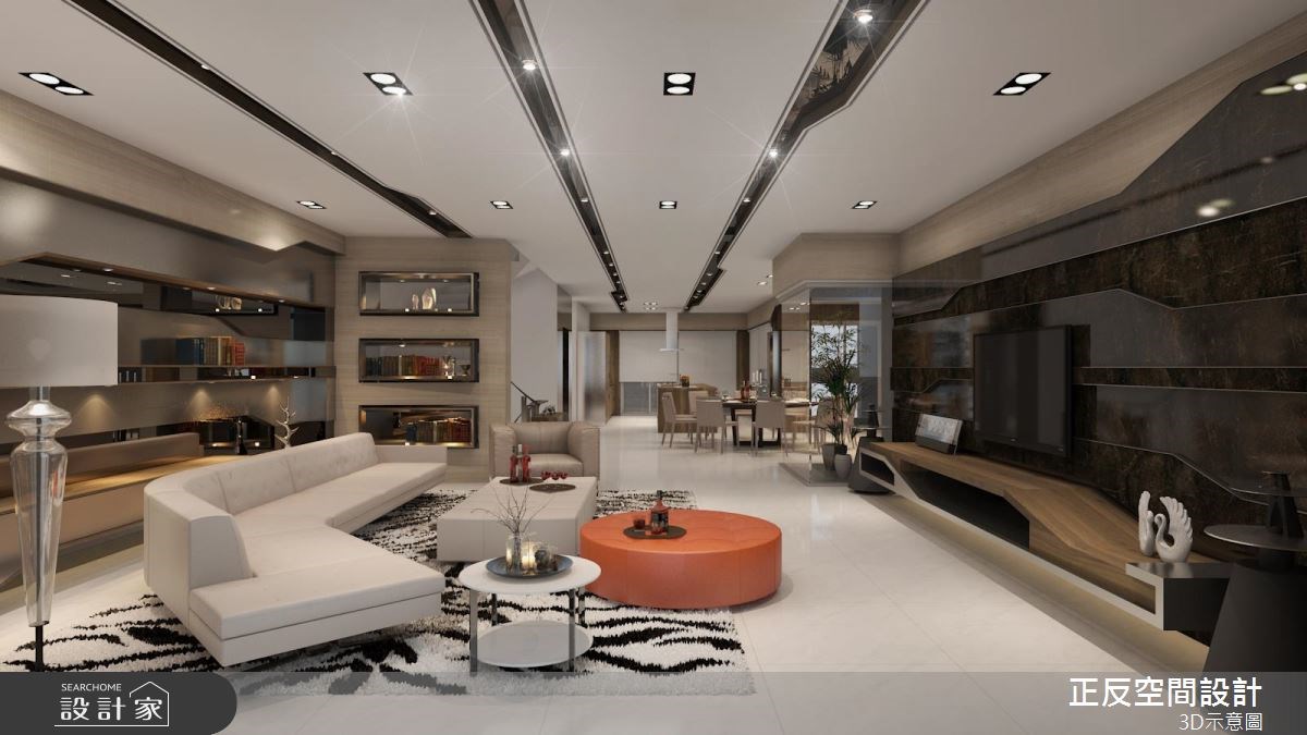166坪新成屋(5年以下)＿現代風客廳案例圖片＿正反空間設計有限公司＿正反_01之8